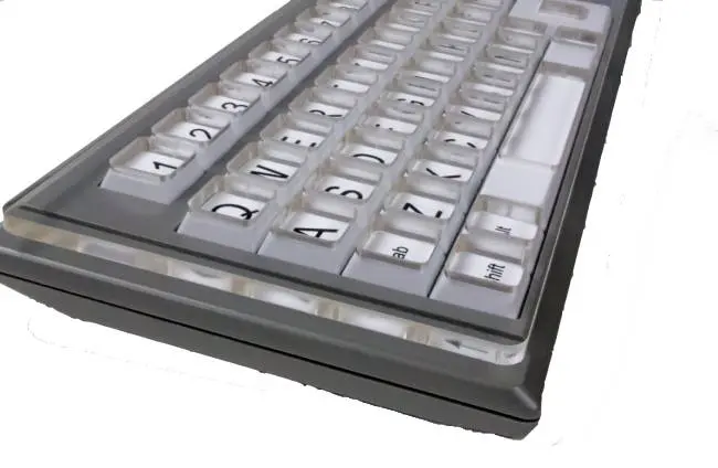 Teclado adaptado para personas con movilidad reducida