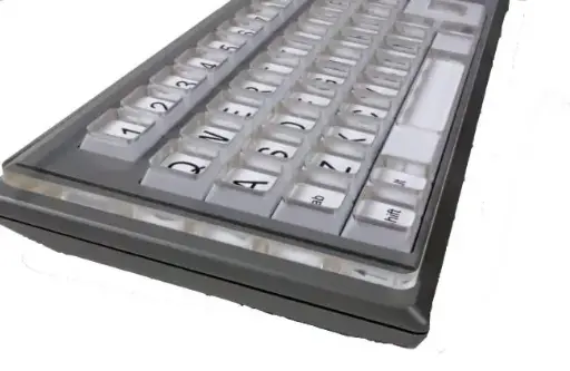 Teclado adaptado para personas con movilidad reducida